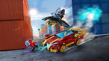 LEGO® Marvel Iron Man Car & Black Panther vs. Red Hulk