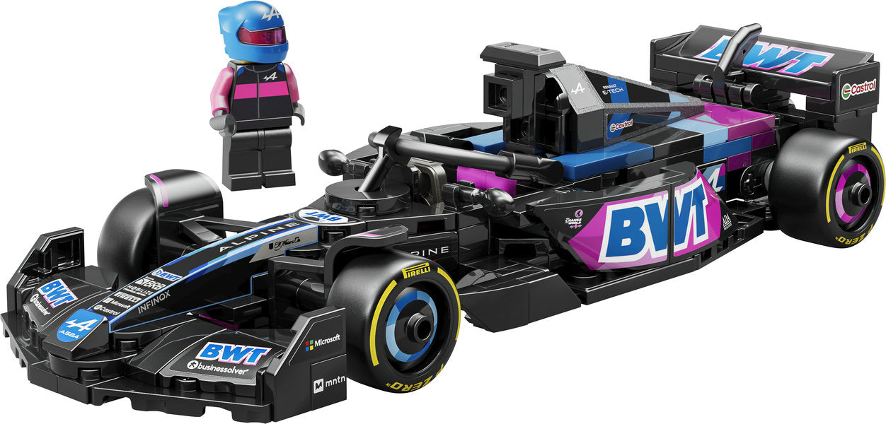 LEGO® Speed Champions BWT Alpine F1® Team A524 Race Car – Fun