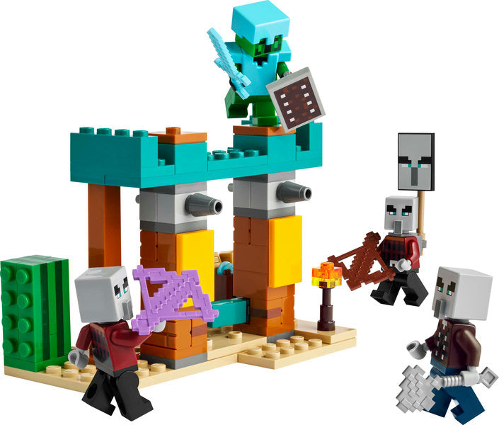 LEGO® Minecraft®  The Illager Desert Patrol