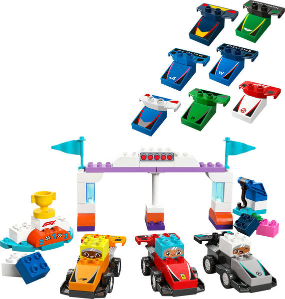 LEGO® DUPLO® F1® Team Race Cars & Drivers