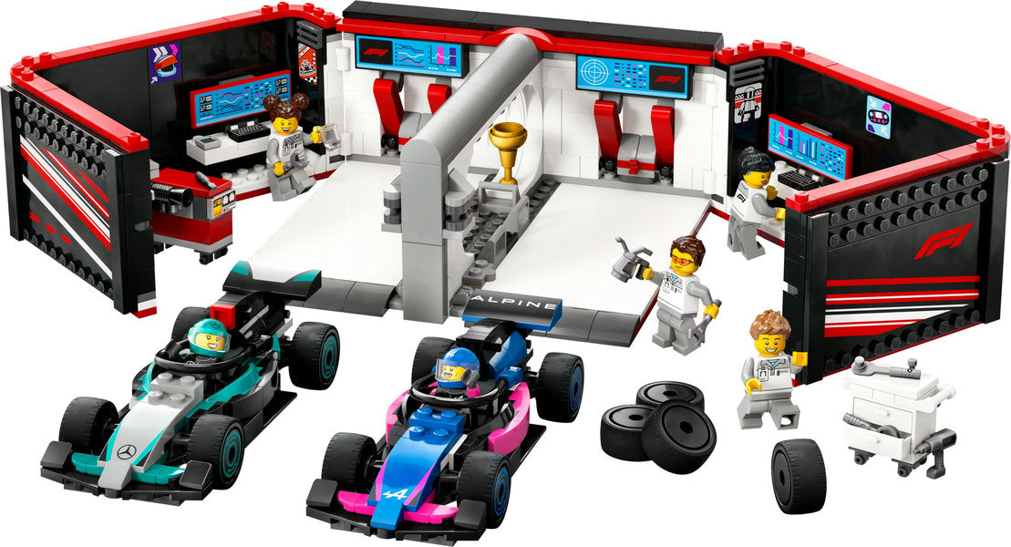 LEGO® City F1® Garage & Mercedes-AMG & Alpine Cars