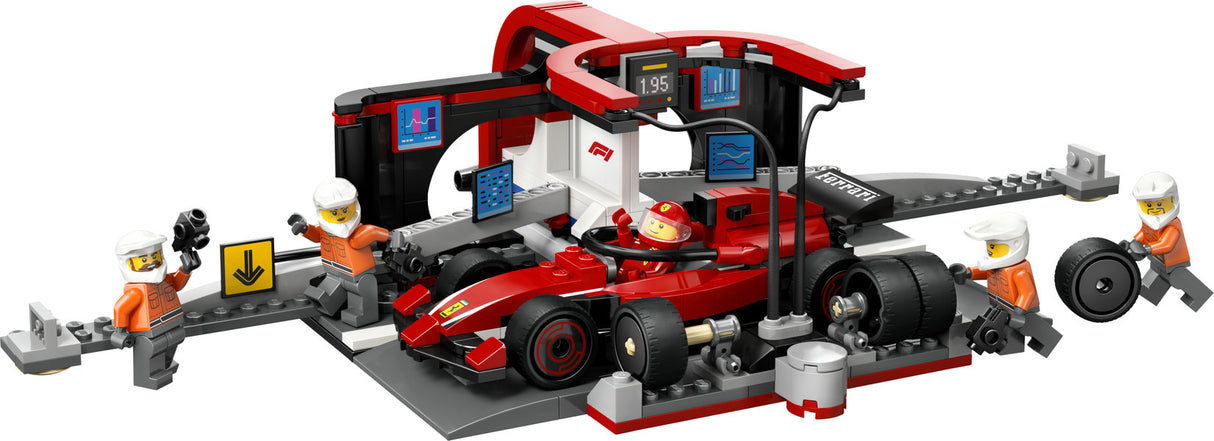 LEGO® City F1® Pit Stop & Pit Crew with Ferrari Car