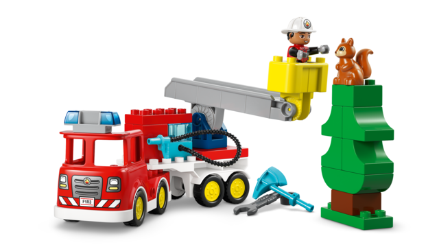 LEGO® DUPLO® Fire Truck Hose And Firefighter