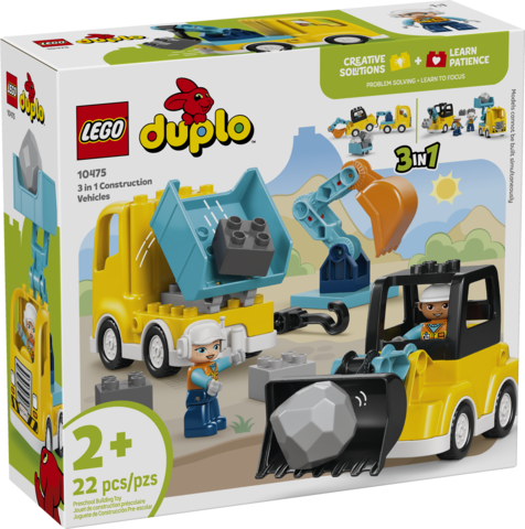 LEGO® DUPLO® Town 3 In 1 Construction Vehicles