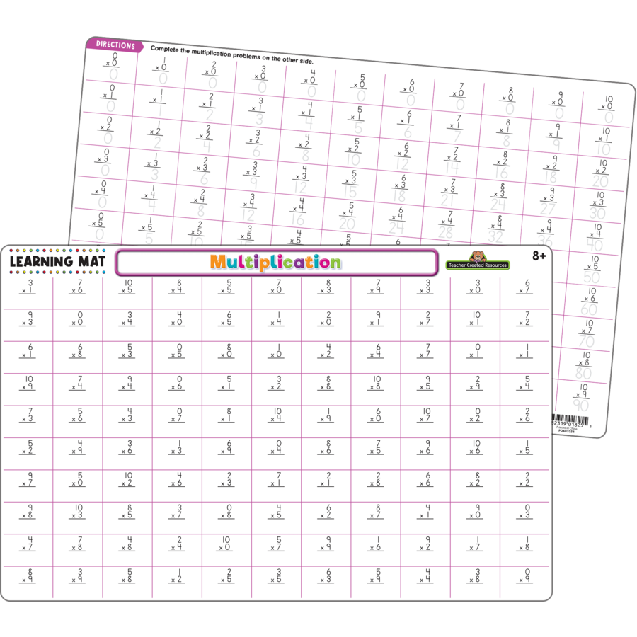 Learning Mat - Multiplication