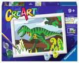 CreArt Painting by Numbers Roaming Dinosaur