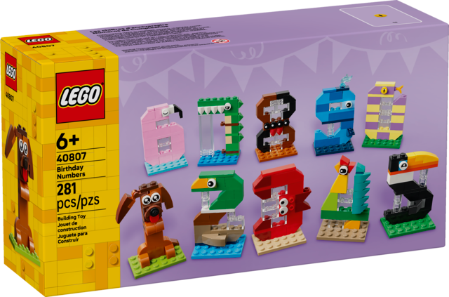 LEGO® Birthday Numbers
