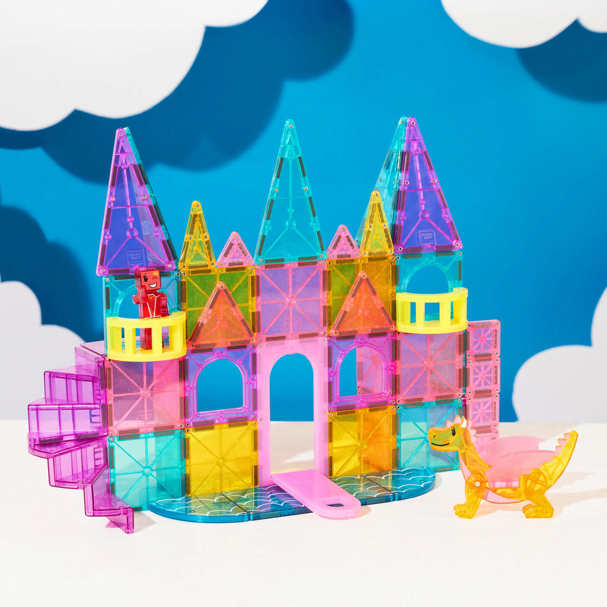 Magna-Tiles® Castle DLX and Micro Mags 48 piece set