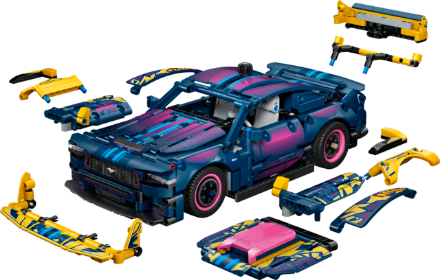 LEGO® Technic™ Custom Garage Ford Mustang GT Car