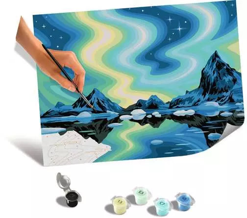 CreArt Painting by Numbers Northern Lights
