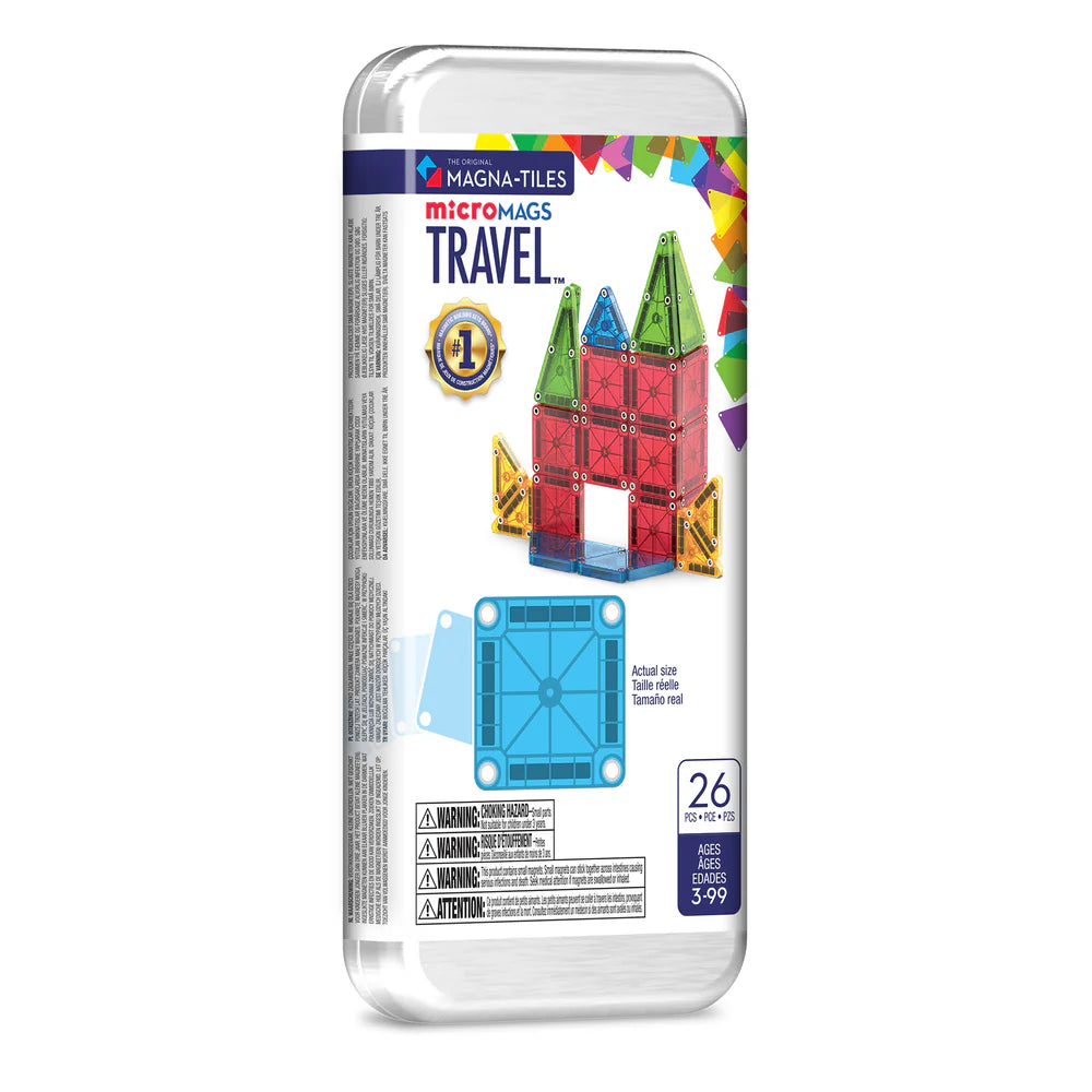 Magna-Tiles® Micromags 26 piece Travel Set