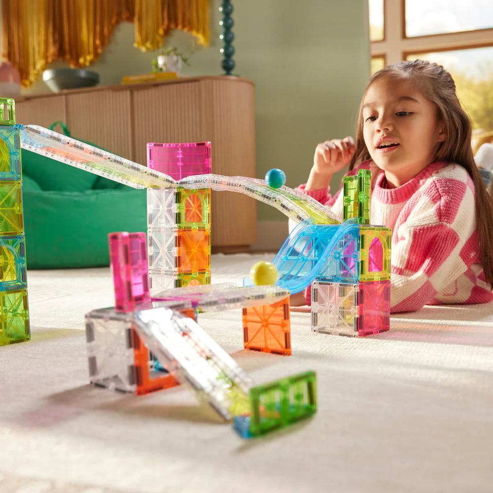 Magna-Tiles® Rail Racers Max 80 piece Set