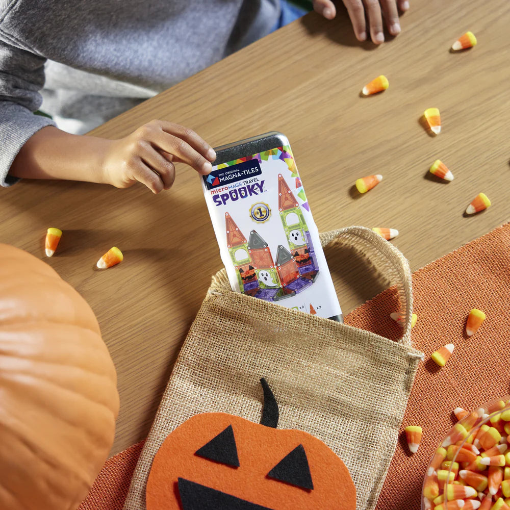 Magna-Tiles® Spooky Micromags 24 piece Travel Set