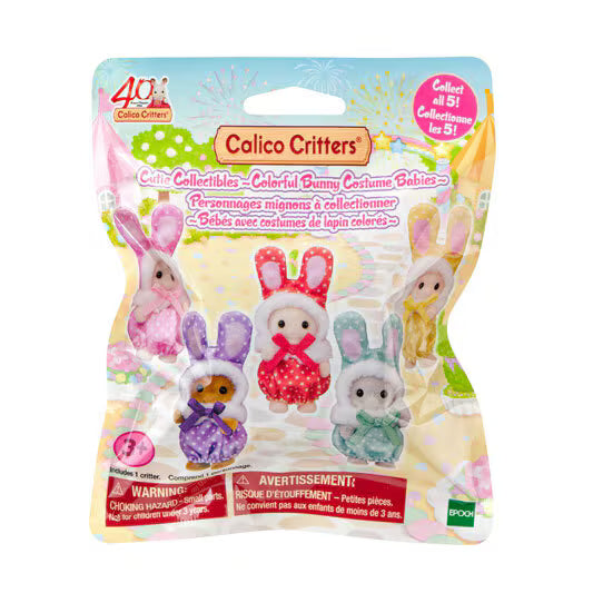 Calico Critters Colorful Bunny Costume Blind Bag (sold individually)