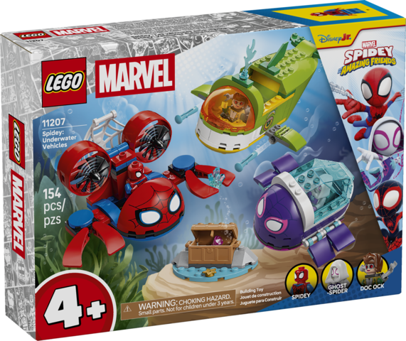 LEGO® Spidey And His Amazing Friends Spidey Underwater Vehicles