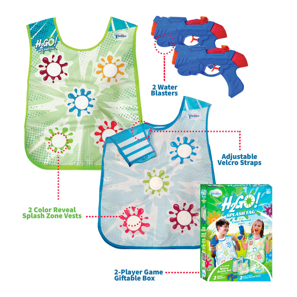 H2 Go Splash Tag With Color Reveal Vests