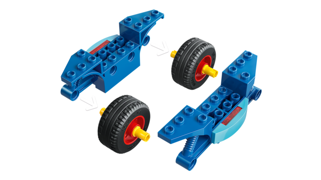 LEGO® Spidey And His Amazing Friends Spidey on his Motorcycle Vs Rhino
