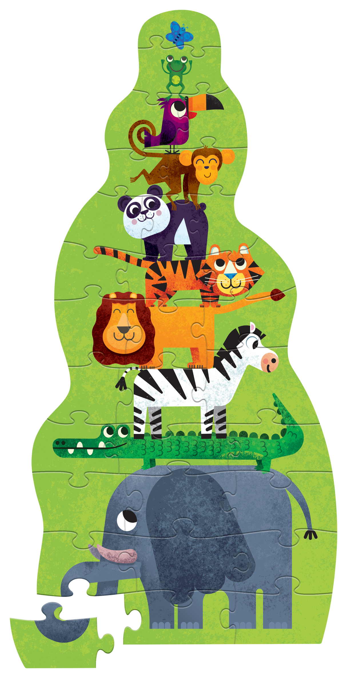 Jungle Super Duper Tall Puzzle 30 Pc