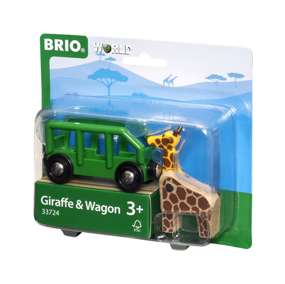 BRIO Giraffe and Wagon