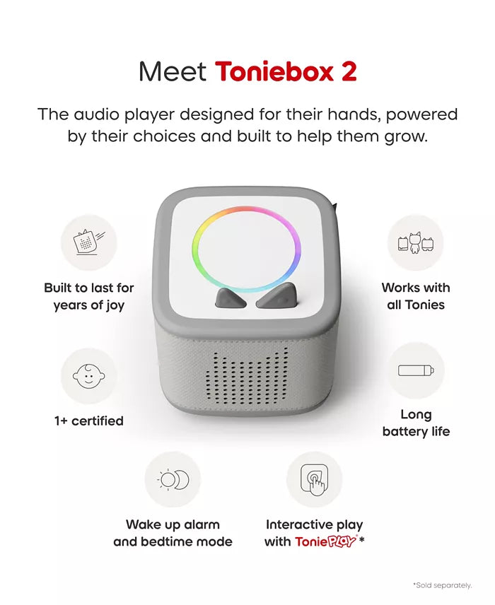 Toniebox 2 Starter Set Gray with Playtime Puppy