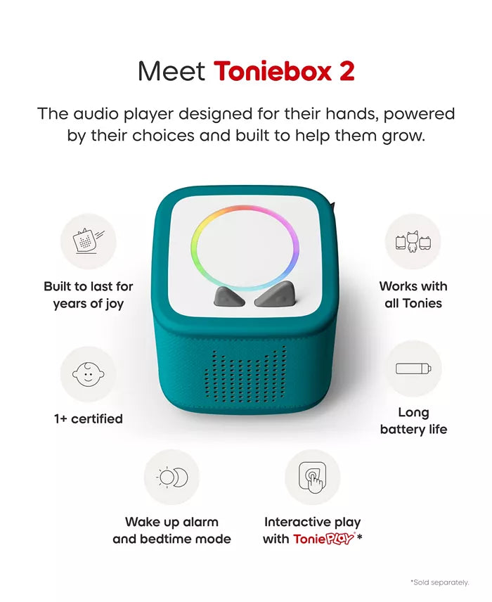 Toniebox 2 Starter Set Teal with Playtime Puppy