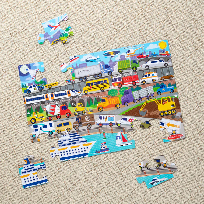 Traffic Jam 24 Pc Floor