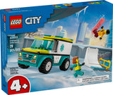 LEGO® City Emergency Ambulance and Snowboarder