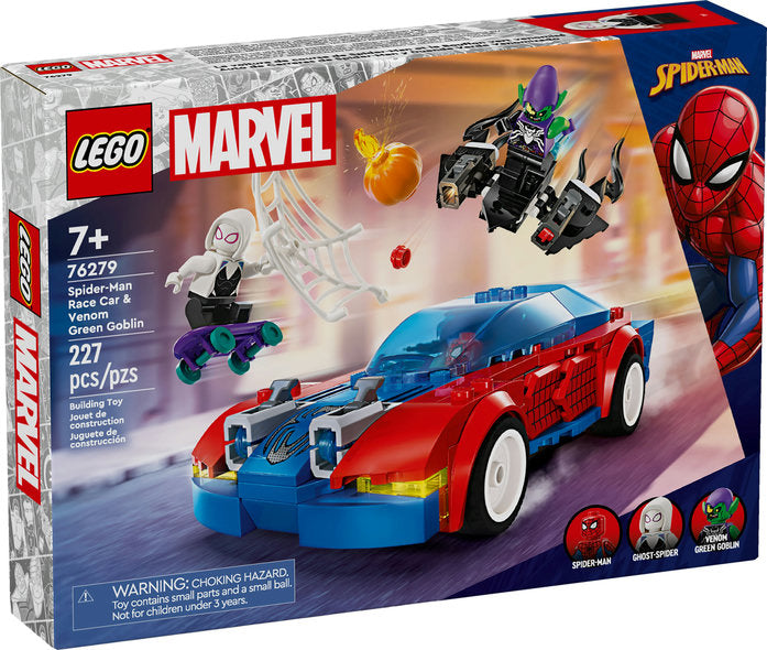 LEGO® Marvel Spider-Man Race Car & Venom Green Goblin – Fun Stuff Toys