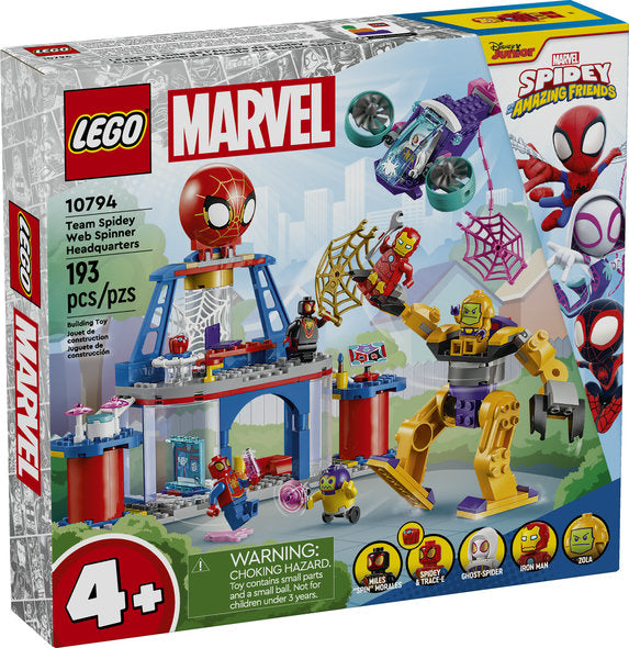 LEGO® Disney+ Spidey and His Amazing Friends Team Spidey Web Spinner Headquarters