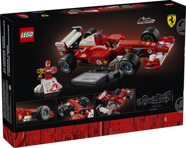 LEGO® Icons Ferrari F2004 & Michael Schumacher