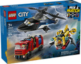 LEGO® City Helicopter, Fire Truck & Submarine Remix