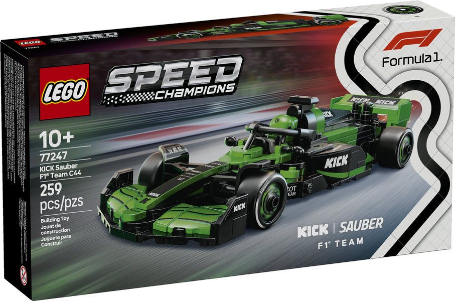 LEGO® Speed Champions KICK Sauber F1® Team C44 Race Car – Fun