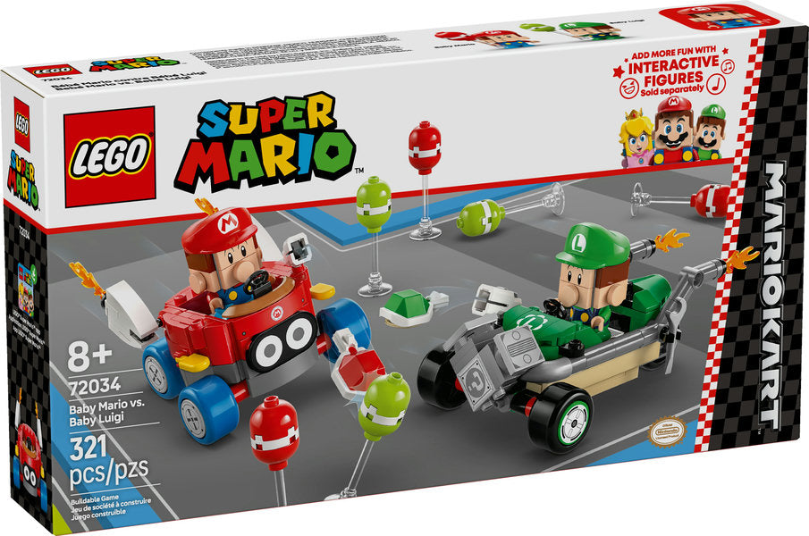 LEGO® Super Mario™ Baby Mario Vs Baby Luigi Mario Kart™