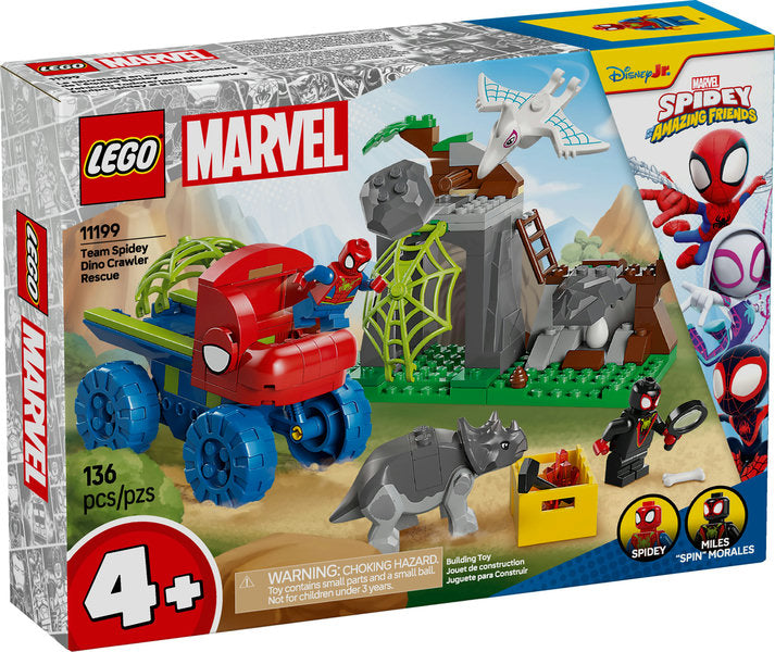 LEGO® Spidey And His Amazing Friends Team Spidey Dino Crawler Rescue