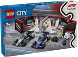 LEGO® City F1® Garage & Mercedes-AMG & Alpine Cars