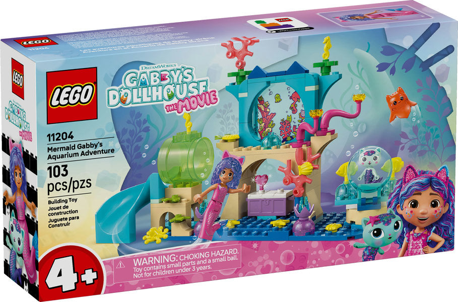 LEGO® Gabby’s Dollhouse Mermaid Gabby's Aquarium Adventure