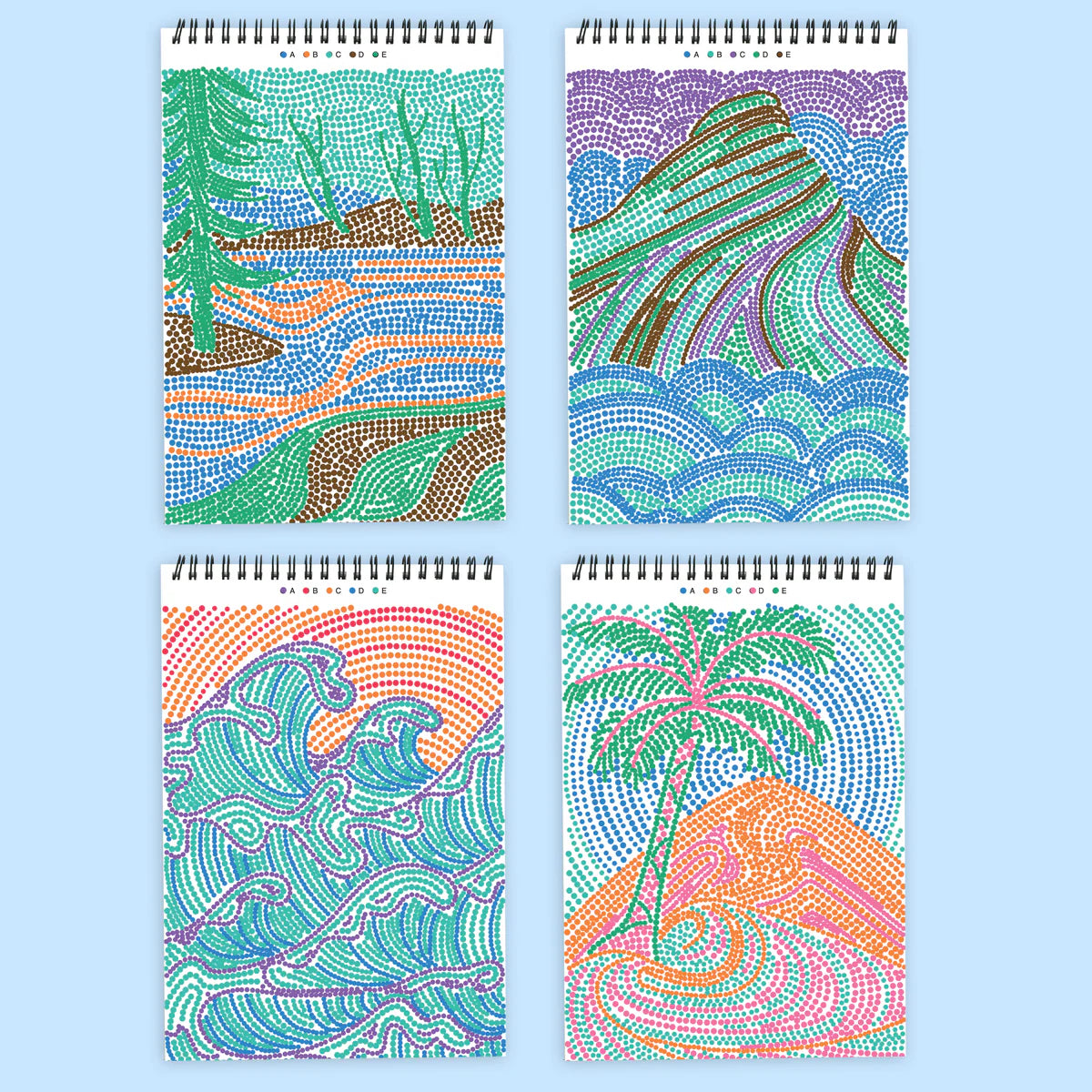 FlowArt Landscapes Dot By Letter