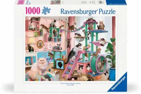 1000 pc Cat Tree Heaven Puzzle