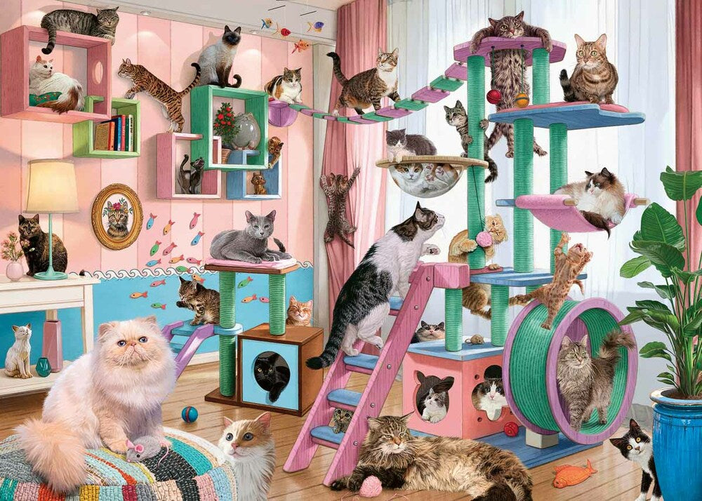 1000 pc Cat Tree Heaven Puzzle