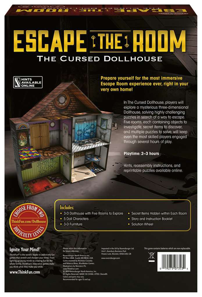 Escape the Room Cursed Dollhouse