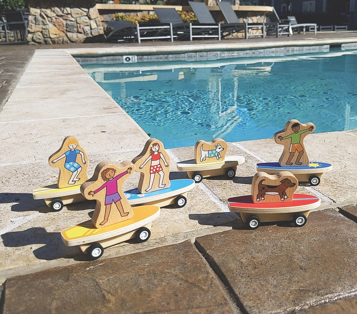 Surfer Kids Pull Backs (Sold Individually)