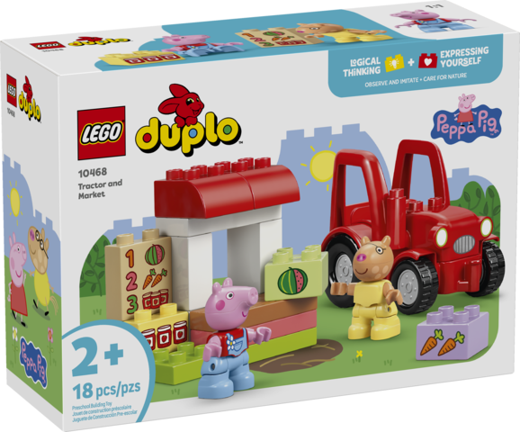LEGO® DUPLO® Peppa Pig Tractor and Market