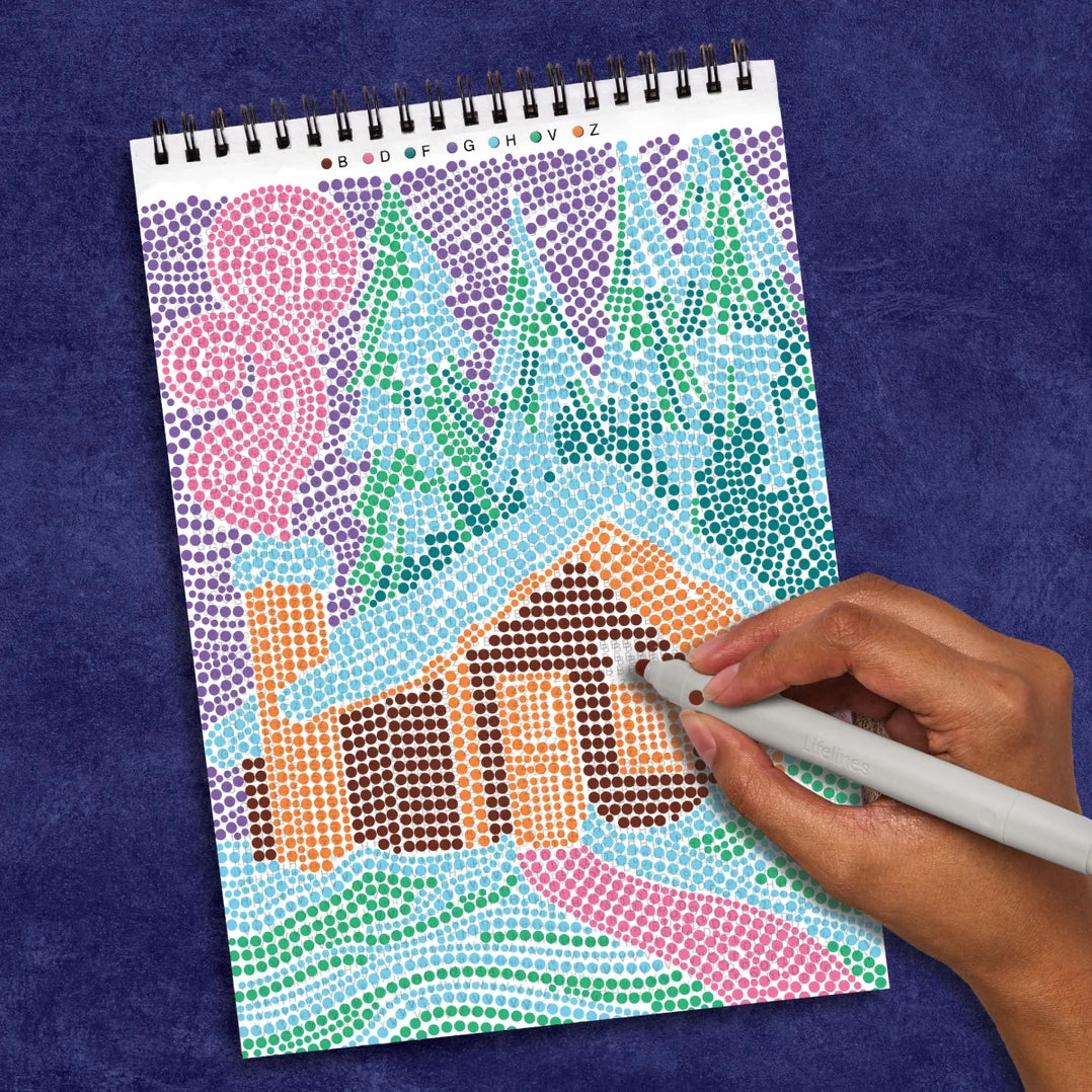 FlowArt Snowed In Dot By Letter