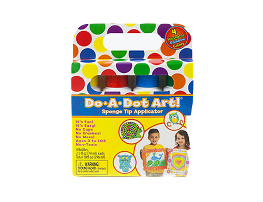 Do A Dot Markers 4-Pk Rainbow [Washable]