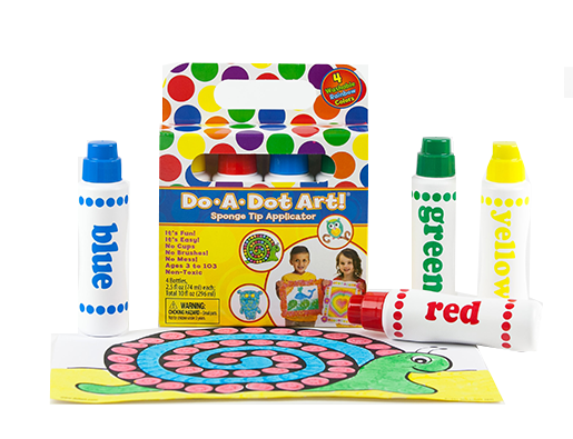 Do A Dot Markers 4-Pk Rainbow [Washable]