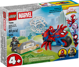 LEGO® Spidey And His Amazing Friends Spidey on his Motorcycle Vs Rhino