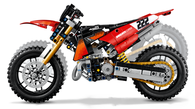 LEGO® Technic™ Ducati Desmo450 MX Factory Motorcycle