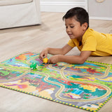 48 pc Dinosaur Adventure Tracks Floor Puzzle