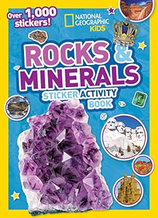 National Geographic Kids Rocks and Minerals Sticker Book