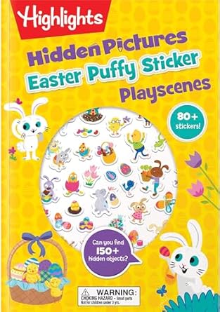 Easter Hidden Pictures Puffy Sticker Book